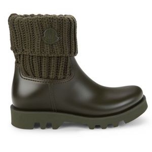 NWOT Moncler ginette short rain boots